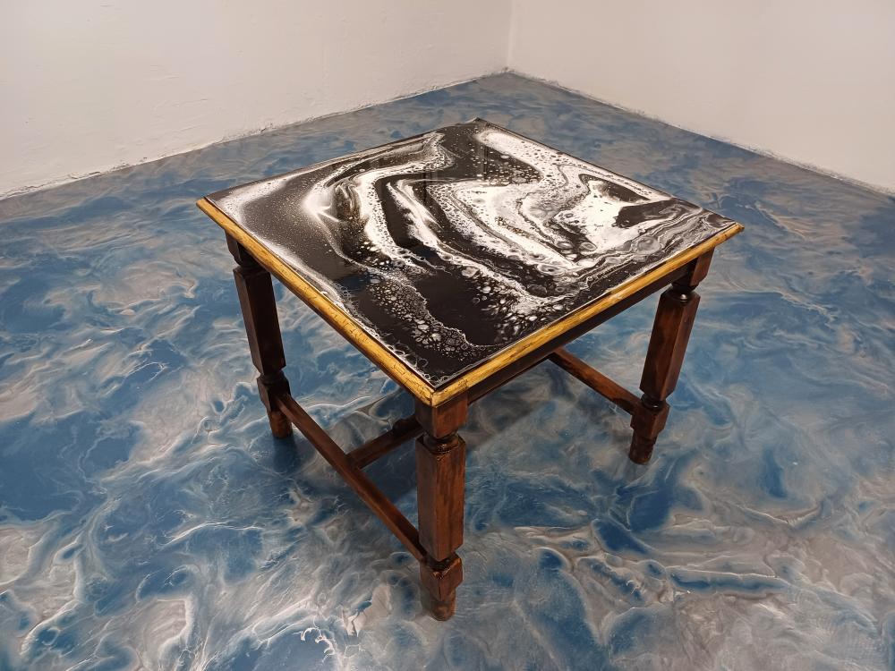 Restauracion Mesa epoxy